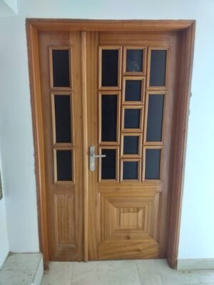 Porte Salon Vitrée en Bois Djibouti